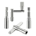 Drum Key Set with Drill Bit Adapter, Speed Standard Keys Chrome