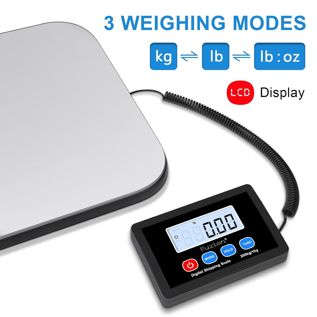 Shipping Scale, 440LB x 10g Postal Scale - LiftX, Hold/Tare Function | High Accuracy, Easy Use, Digital Postal