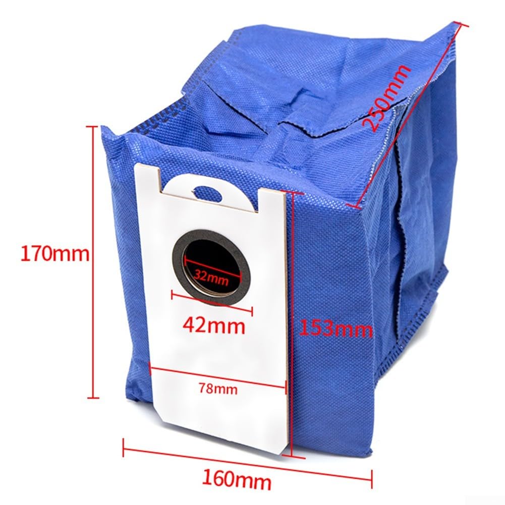 4.6L Dust Bags for bObsweep Dustin Self-Emptying(6 PACK)