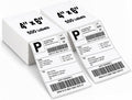 4x6 Fanfold Thermal Shipping Labels, BPA & BPS Free,1000 Labels