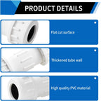 DONWARE 3-Pack 1/2-inch PVC Compression Coupling Cople de Compresión PVC