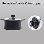 FYSETC K1 Max Extruder Motor - Original 36mm Pancake Stepper Motor Replacement: 1.8 Degree 12 Tooth Gear Circular Stepping for K1 Hotend Direct Drive Extrusion Kit 3D Printer Parts