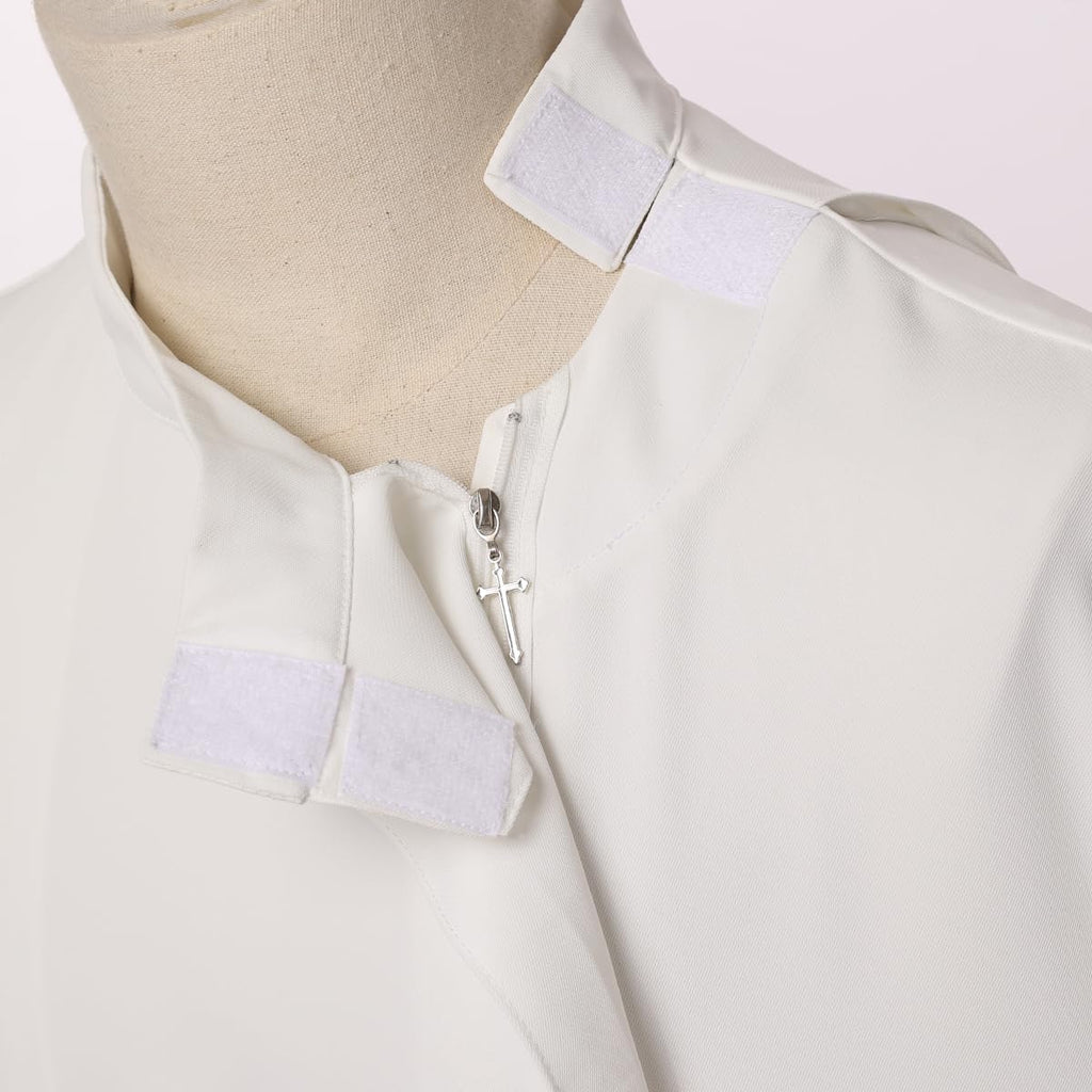 Priest Clergy Alb Pleats Front Wrap Alb Vestments