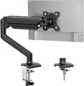 Gas Spring Monitor Mount for 13-32", Single Monitor Arm | Full Motion 360 Rotate Swivel Tilt, Up to 19.8 Lbs, VESA