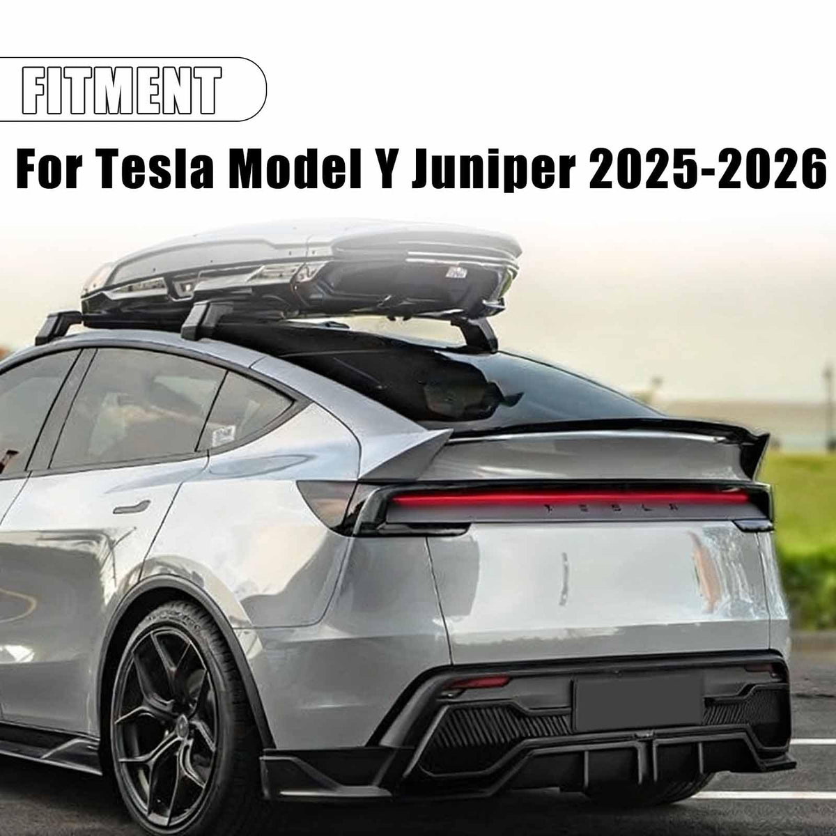 PFRREOR 3PCS Rear Diffuser for Tesla Model Y Juniper 2025-2026