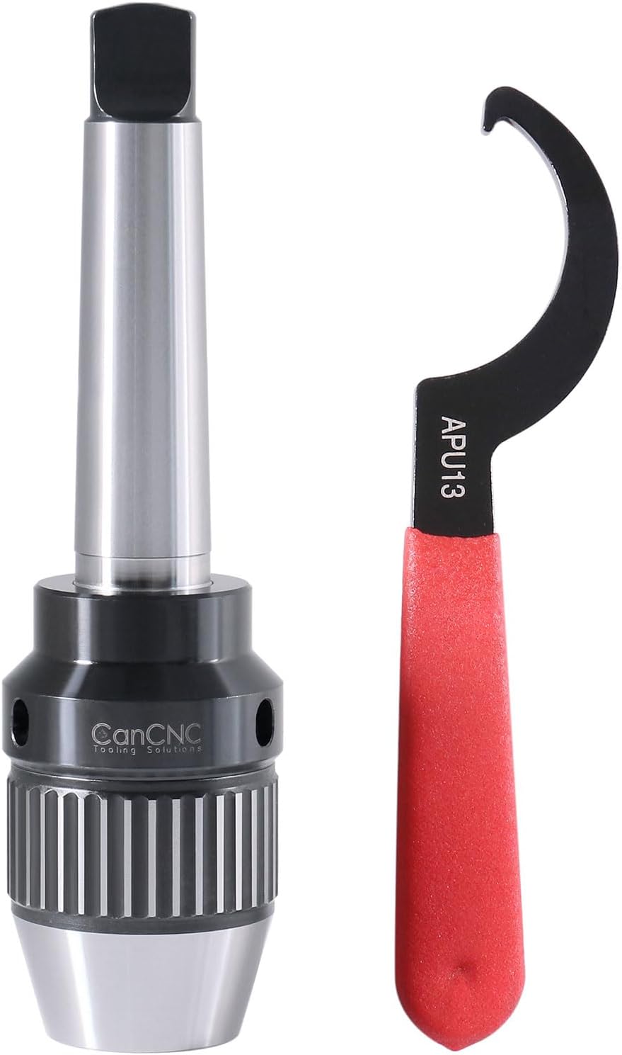 CanCNC MT3 Keyless Drill Chuck, 1/16-1/2in, Integrated Shank, 0537-1203