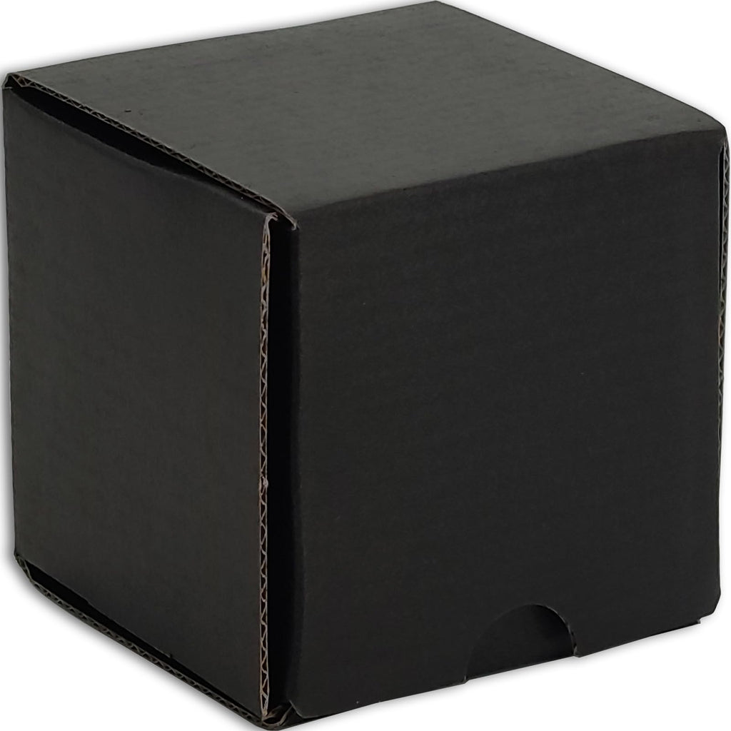 5x5x5 Shipping Boxes Set of 30, Black Mailer Corrugated Cardboard Box