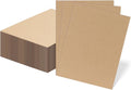 50 Pack 8.5x11 Corrugated Cardboard Sheets, Flat Cardboard Inserts for Shipping, Mailing, Packing, DIY Crafts