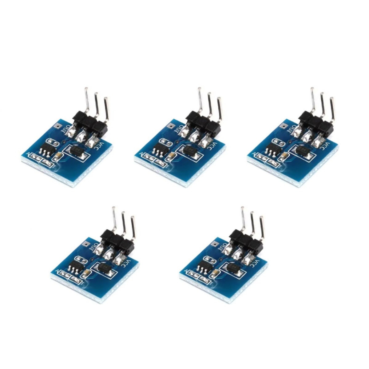 Momentary/SelfLocking Mode TTP223 Capacitive Switches Module Low Power Consumption Easy Wiring Sensitivity Control Adjustable Selflocking Touch Switches
