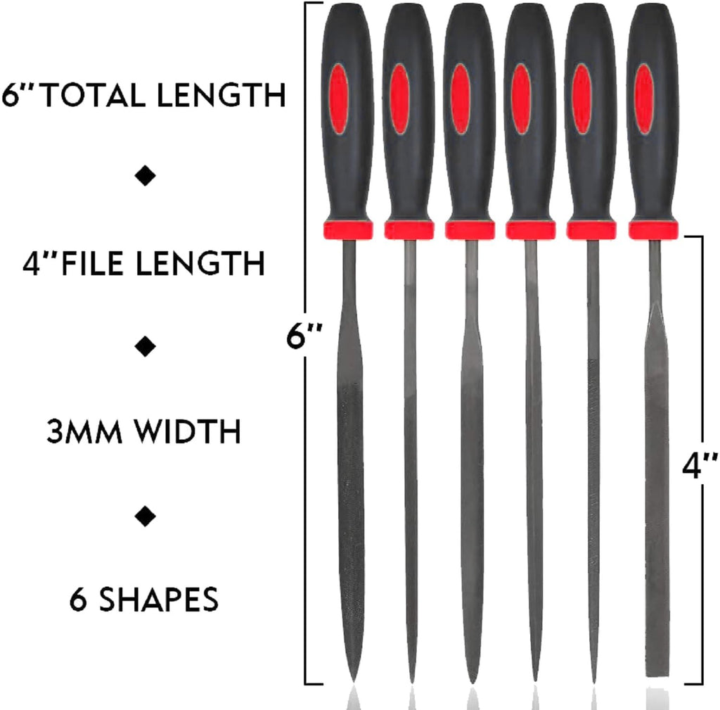 18Pcs 3D Printer Deburring Tool Kit - 10 Interchangeable Blades, 6 Needle Files & Micro Wire Cutter for 3D Printing