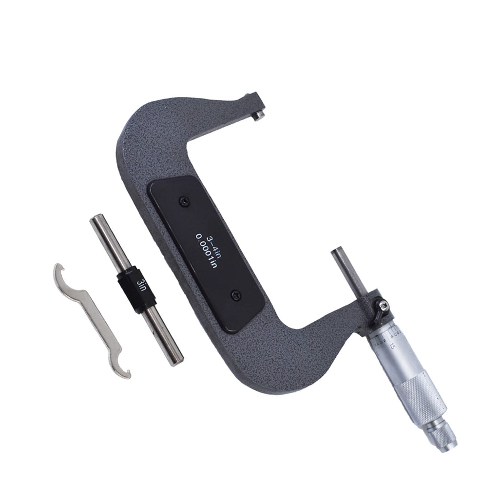 TINVHY 3-4in Precision Outside Micrometer with Box