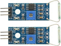 2Pcs Reed Sensor Module Reed Switch Magnetic Switch for Arduino