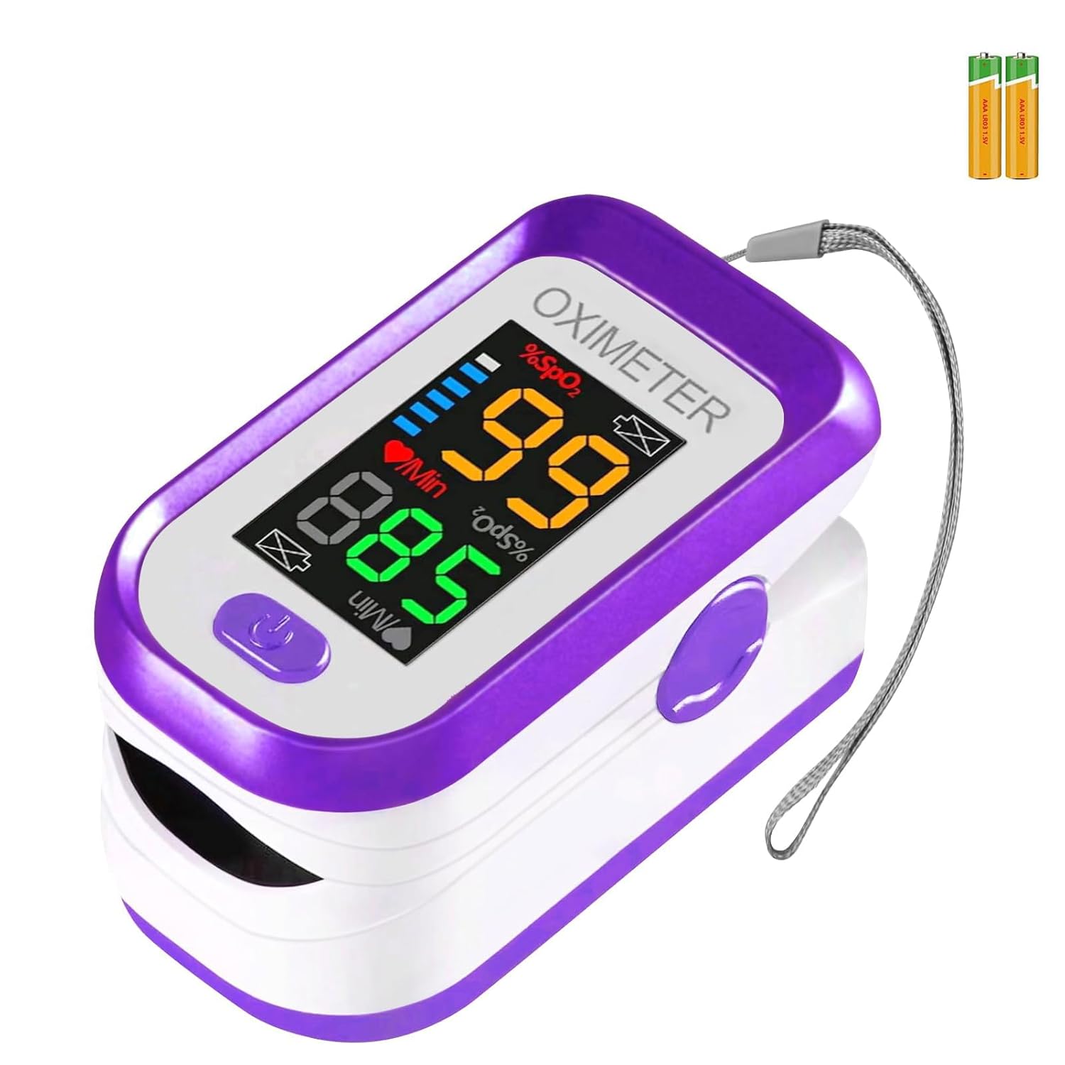 Pulse Oximeter Fingertip, Pulse OX with Large LED Display, Oximeter, Pulse Oximeter, Fingertip Pulse Oximetr