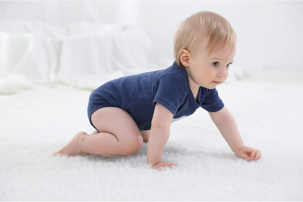 Newborn Baby Clothes Set - Short Sleeve Baby Boy Pants & Girl Bodysuits - Layette Sets