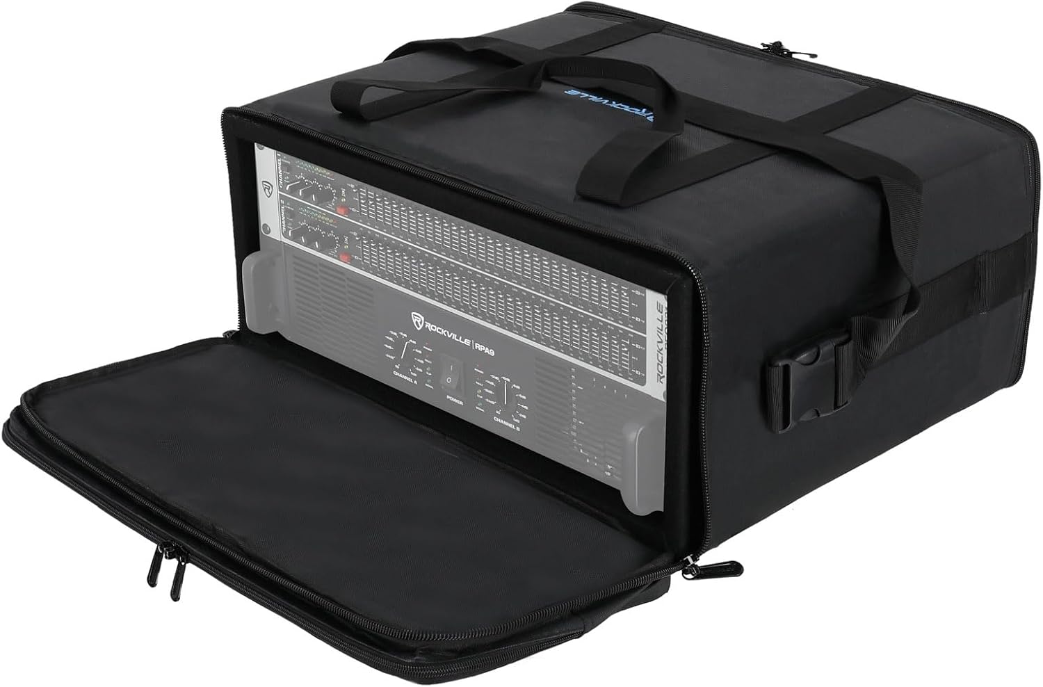RRB45 V2 4U Rack Bag, 16in Depth, Double-Sided Access, Removable Rack Case, Padded Shoulder Strap | Shoulder Strap