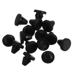 15pcs Black Silicone Stove Grate Feet for Oven Racks, Snap-in