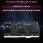 Power Window Switch for 2008-2014 for Nissan MURANO