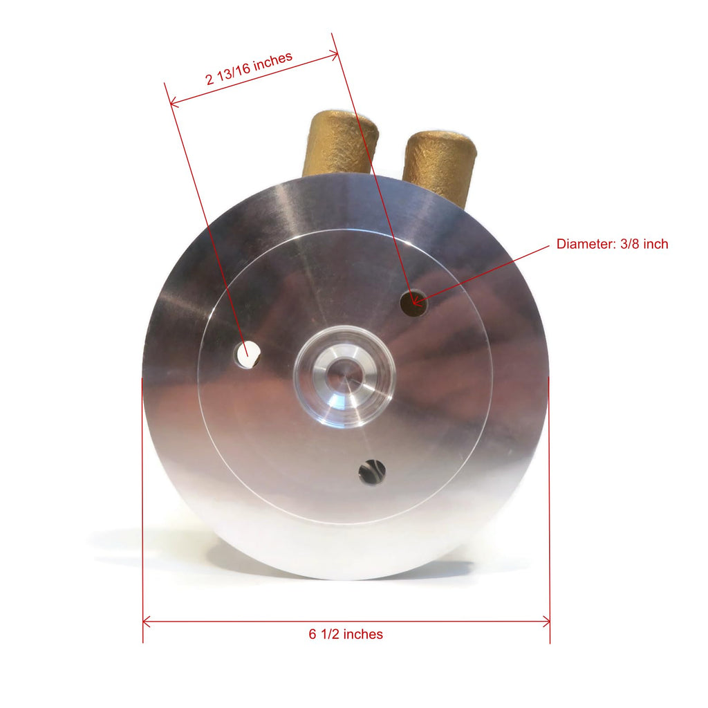 The ROP Shop Raw Water Pump for Volvo Penta 5.0GXi-C, 5.0GXi-CF, 5.0GXi-D, 5.0GXi-DF Impeller