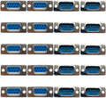 20PCS DB9 RS232 D-SUB Serial Solder Cup Connectors