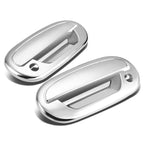 For Ford F-150 2DR Tailgate+Door Handle Cover w/Passenger Keyhole (Chrome)