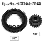 OGRC 54T Steel Spur Gear for Traxxas 1/5 X-Maxx 1/7 XO-1 1/10 Maxx/E-Revo