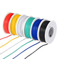 TUOFENG 22 AWG Stranded Wire Kit, 6 Colors, 30 ft Each, PVC Hookup Wire