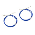 Marine 33C Throttle Shift Remote Control Box Cable For Yamaha Outboard Engine Boat Motor Steering System Blue (30FT, 2 PCs)