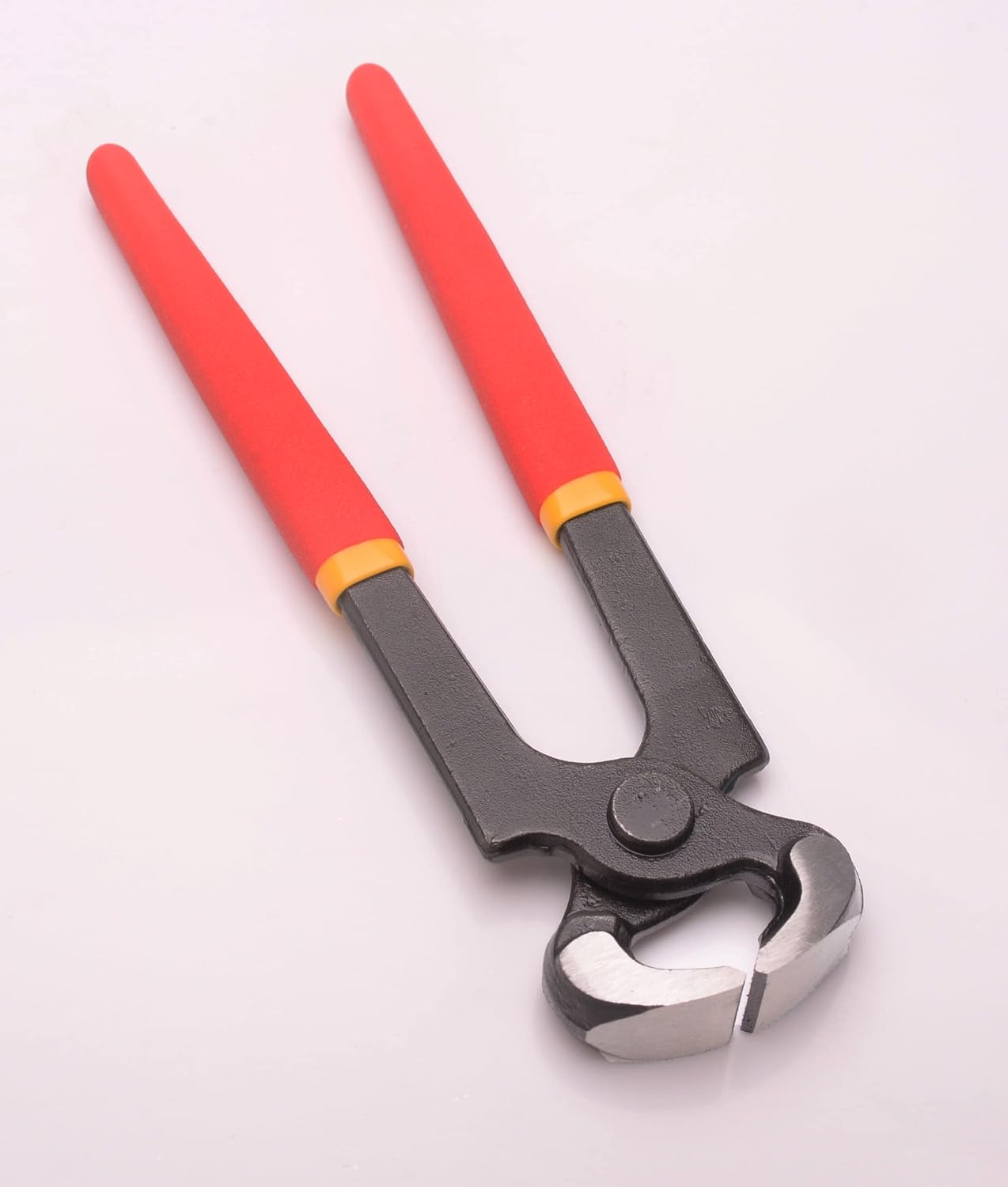 Hoof Nipper 8" - Horse Farrier Tool for Goats Sheep Pigs,Farrier Nippers with Plastic Grip. (8")