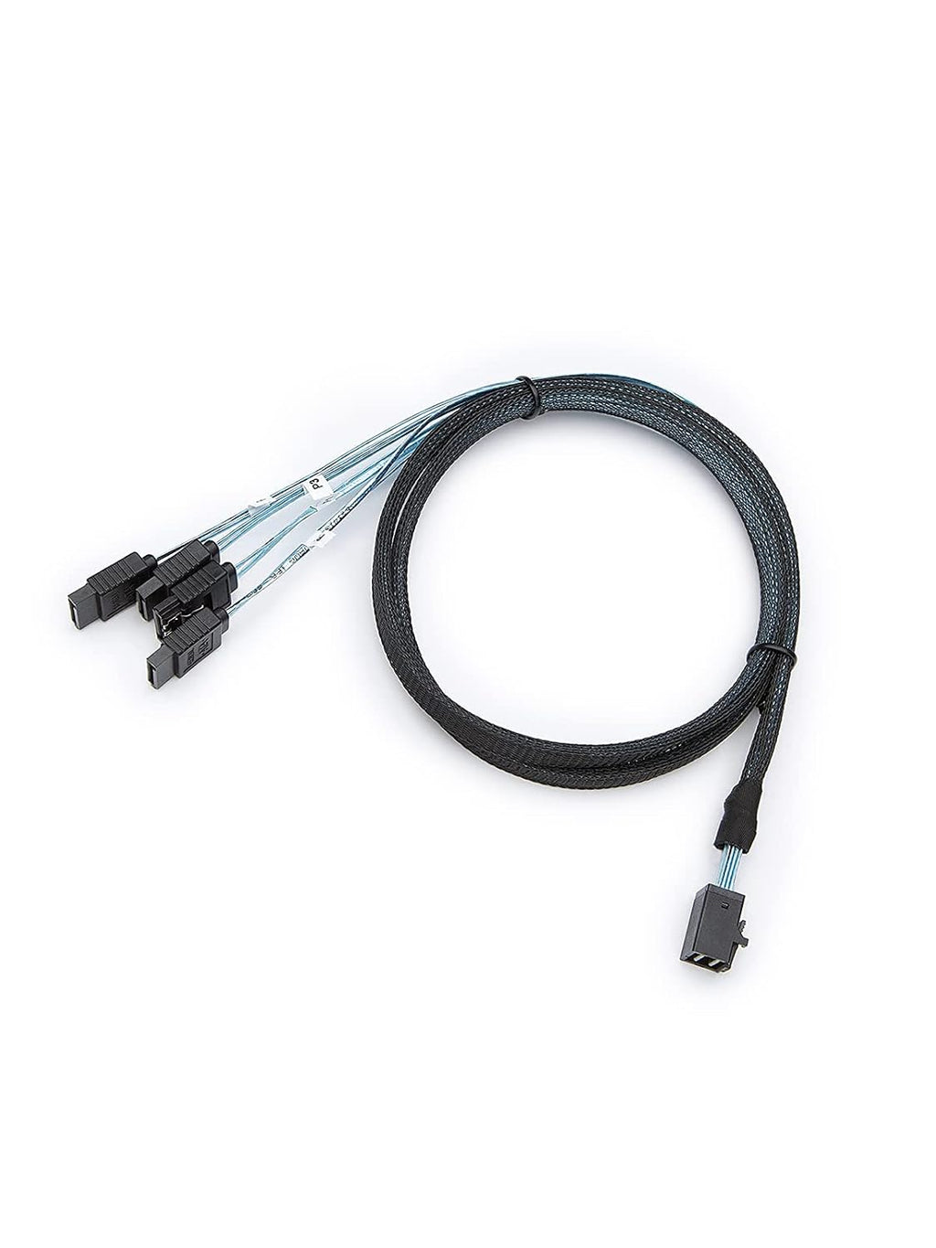 CableCreation 2-Pack 1.6FT Mini SAS SFF-8643 Host to 4X SATA Target Cable