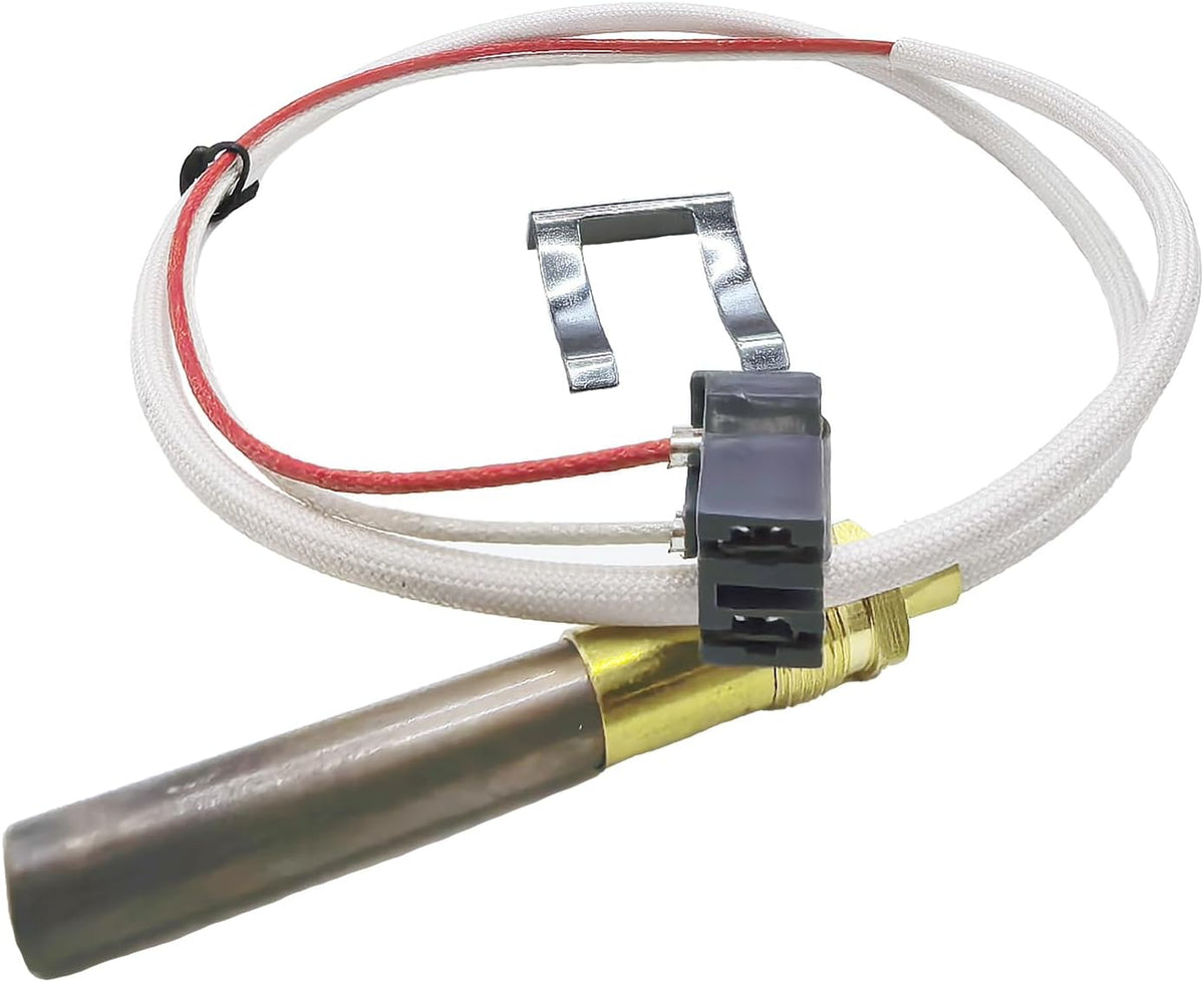 LP Natural Gas Thermopile Sensor Assembly Kit for Water Heater, High 750mV+ Output, Compatible with Rheem Ruud Richmond Pilot Burners SP20824 SP21058 SP20800 SP20739 SP21096