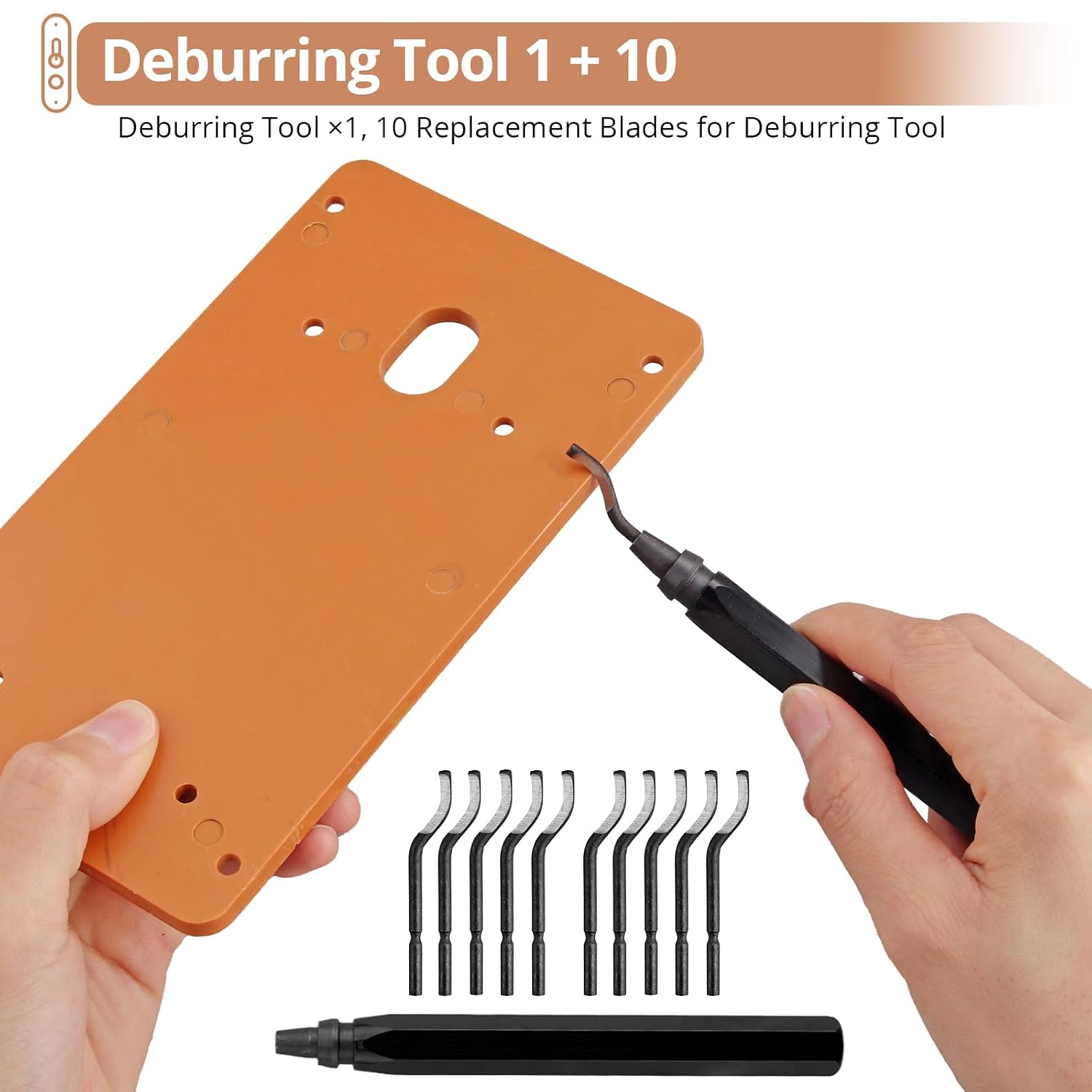 46-Piece 3D Printer Tool Kit, All-in-One 3D Printing Accessories | Support Removal and Deburring Tools, Drilling and