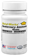 480066 Industrial Test Systems 480066 WaterWorks Quaternary Ammonia in Water Test Strips, Bottle of 50 Tests