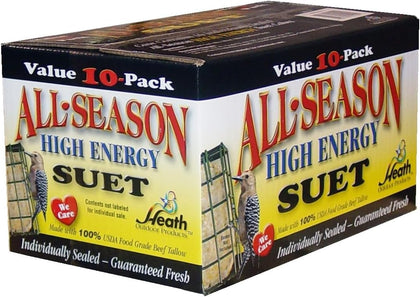 birds DD4-10 All Season High Energy Suet Cake, Case Of 10