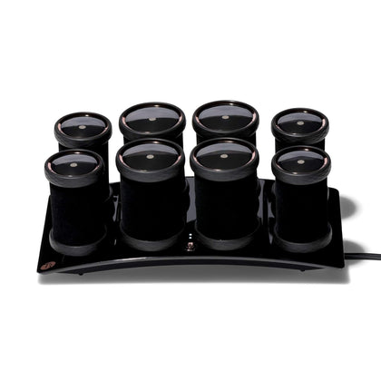 T3 - Volumizing Hot Rollers LUXE | Premium Hair Curler Set for Long Lasting Volume, Body & Shine | Set of 8-4 XL