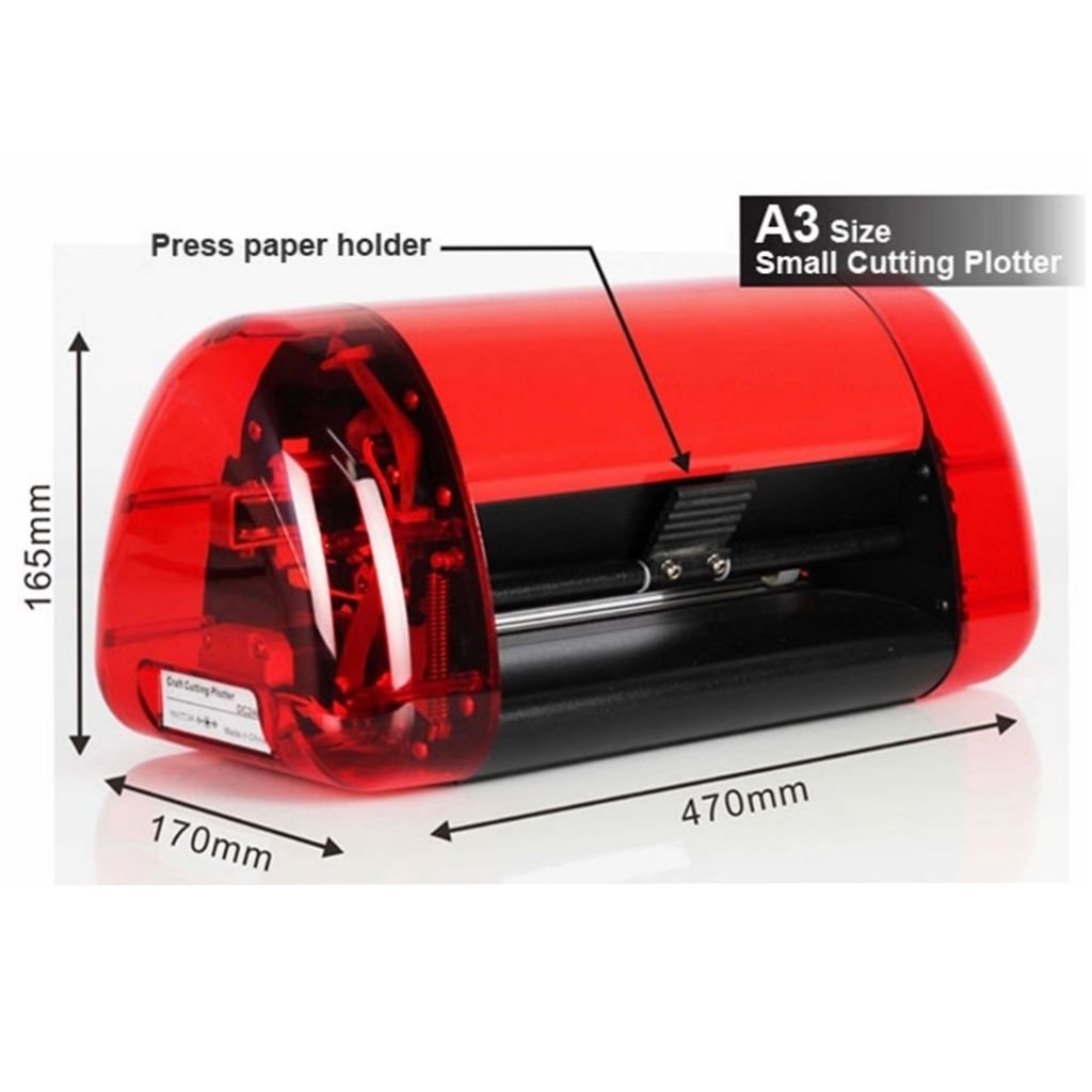 Portable A3 Size Plotter Cutting Machine Vinyl Cutter and with Contour Cut Function