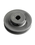 QWORK AK3558 Single Groove Web Sheaves, 3.55" OD 5/8" Bore V-Belt Sheave, A Belt Section, Cast Iron,for V-Belt