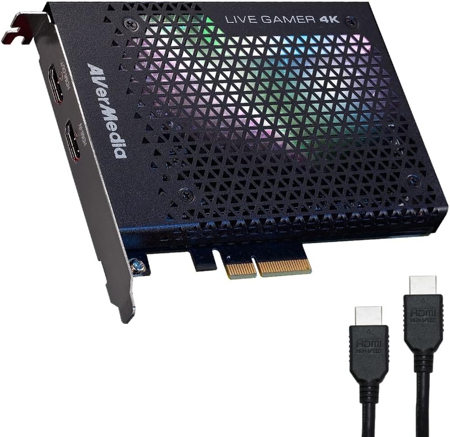 GC573 Live Gamer 4K, Internal Capture Card, Stream and Record 4K60 HDR10 with ultra-low latency on PS5, PS4 Pro, Xbox