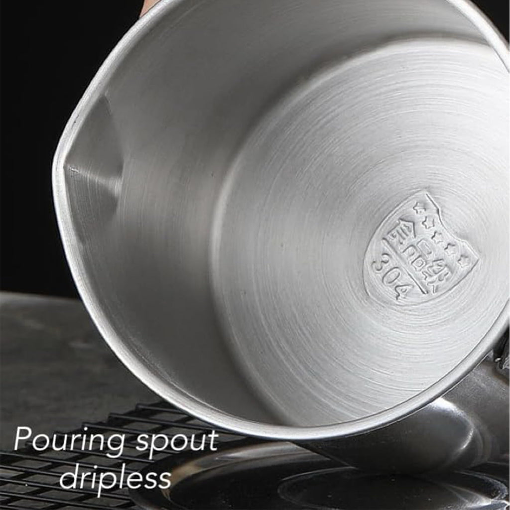 44oz 1.3L Candle Making Pouring Pot Wax Melting Pot and Spoon 304 Stainless Steel Candle Making Pitcher