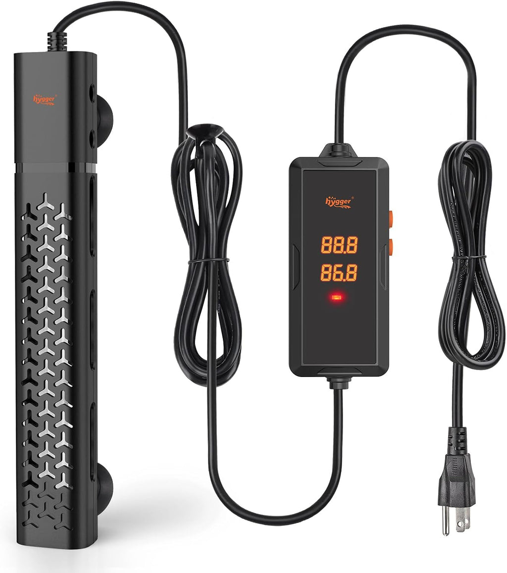200w Aquarium Heater, Submersible Fish Tank Heater with Intelligent Temperature Control and Leaving Water