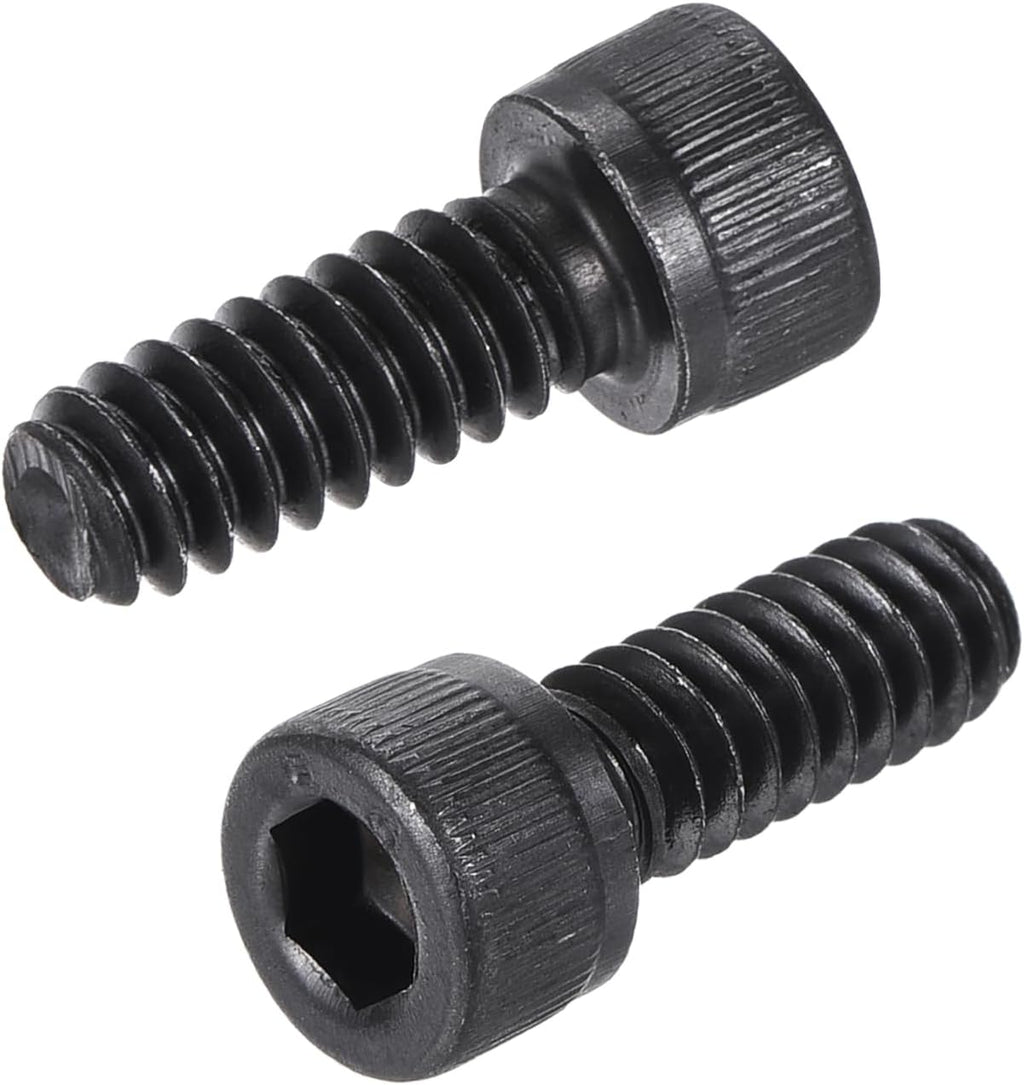 uxcell #10-24x1/2" Hex Socket Head Cap Screw Bolts 12.9 Grade Alloy Steel 25pcs