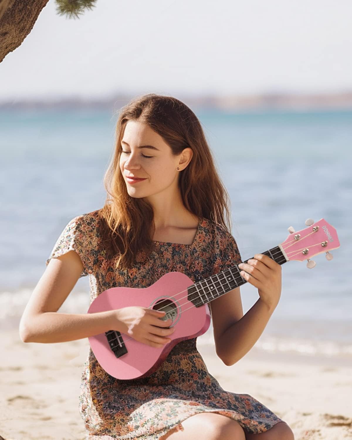 Soprano Ukulele for Beginners 21 Inch Ukelele Starter Bundle Kit with Free Online Lessons Bag Strap String Tuner