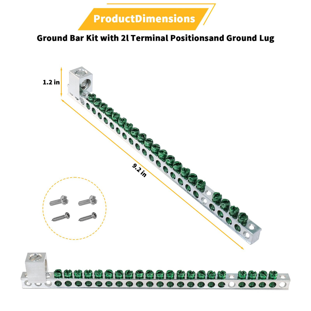 Ground Bar Kit for Eaton Electrical Panel (GBK2120)