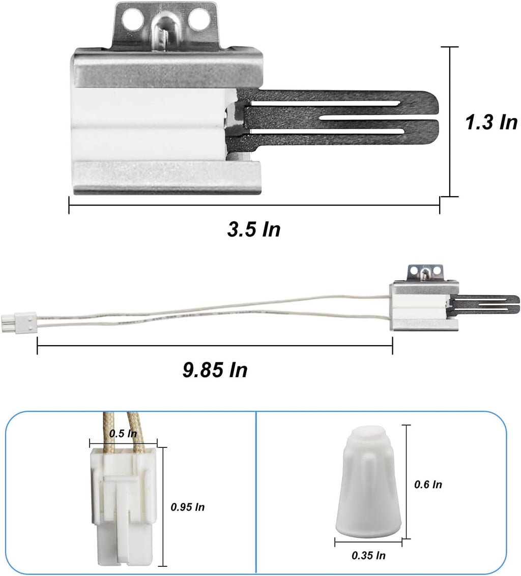 MEE61841401 Gas Range Igniter Replacement for Gas Oven Burner Ignitor- Compatible with LG Gas Stove Ignitor - LG Oven Igniter Replaces MEE61841403 MEE63084901 AP5214765 PS3535362 EAP3535362