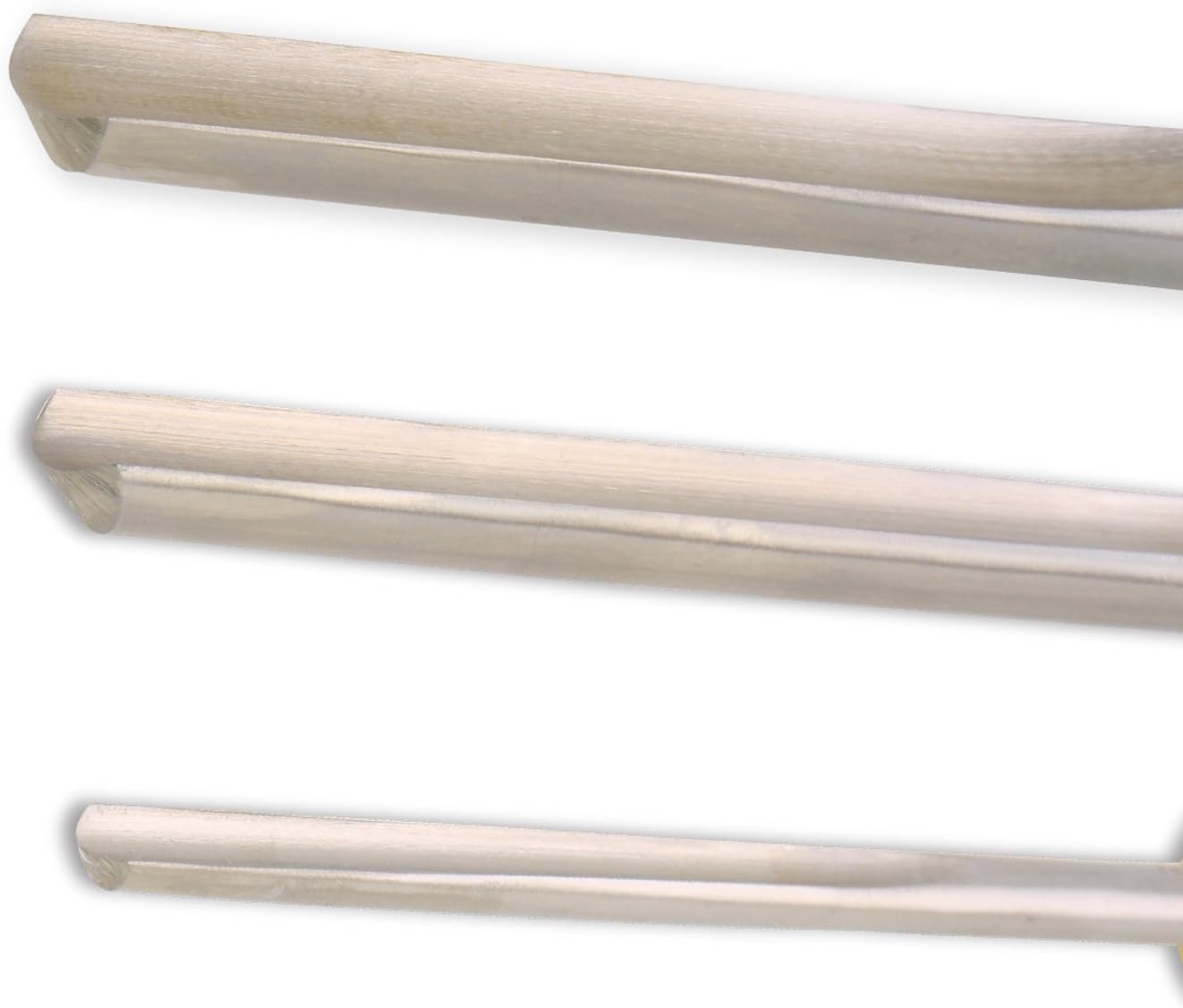 HSS, 3 Piece Spindle Gouge Set (1/4", 3/8" and 1/2" Flute), Standard Series, Woodturning Tools