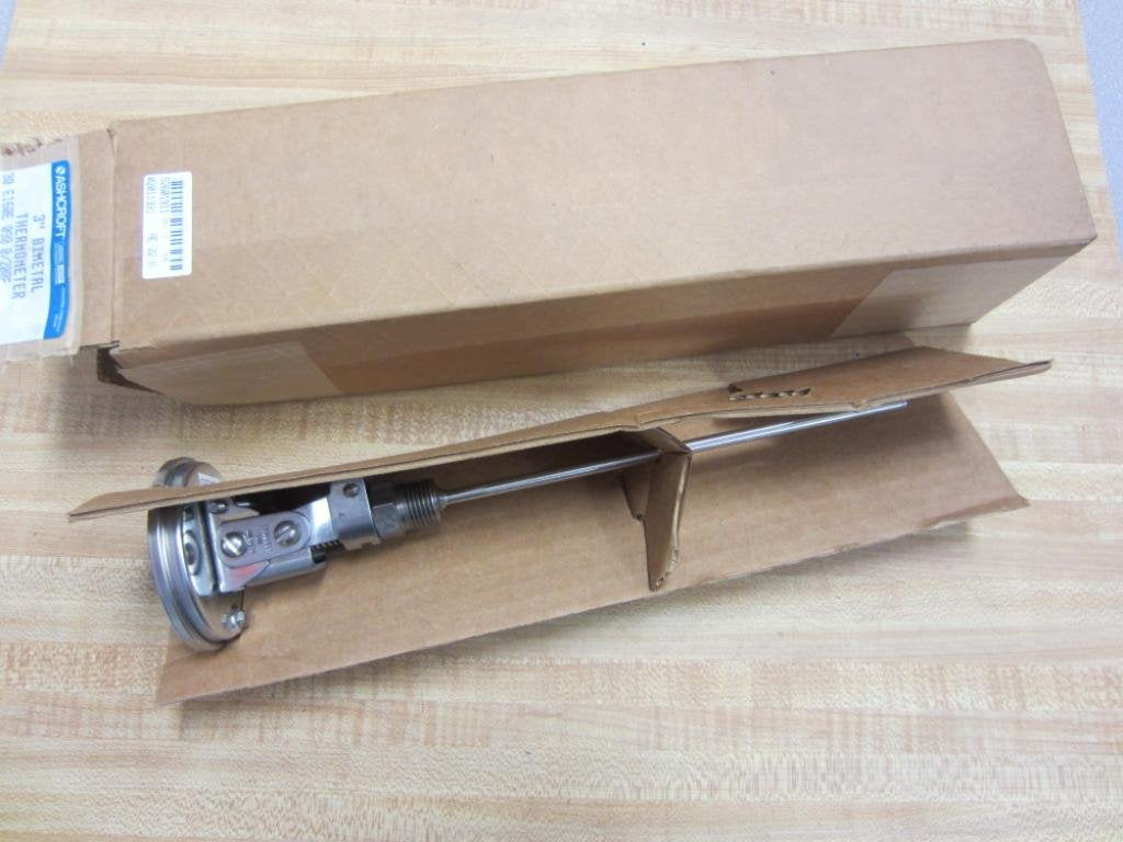 Ashcroft 30-EI-60E-090 Bimetal Thermometer 3" Range: 0/200F