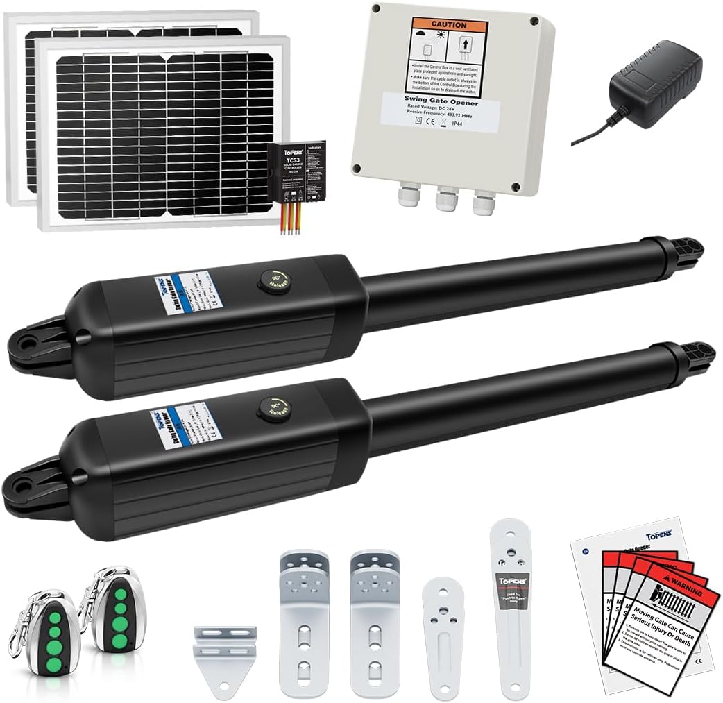 AD8S Solar Dual Swing Gate Opener Heavy Duty