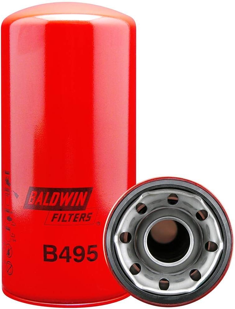 Baldwin Filters Oil Filter Spin-On Filter Design - B495-2 Packs