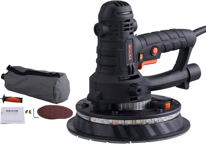 Drywall Sander, 800W Electric Sander with 12 Sanding Discs, Variable Speed 1200-2300 RPM Wall Sander with Automatic