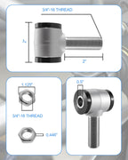 3/4" .750" Heim Joint Rod End Kit