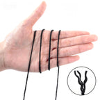 Black Jute Twine 328ft, 2mm String Twisted for Gift Wrapping
